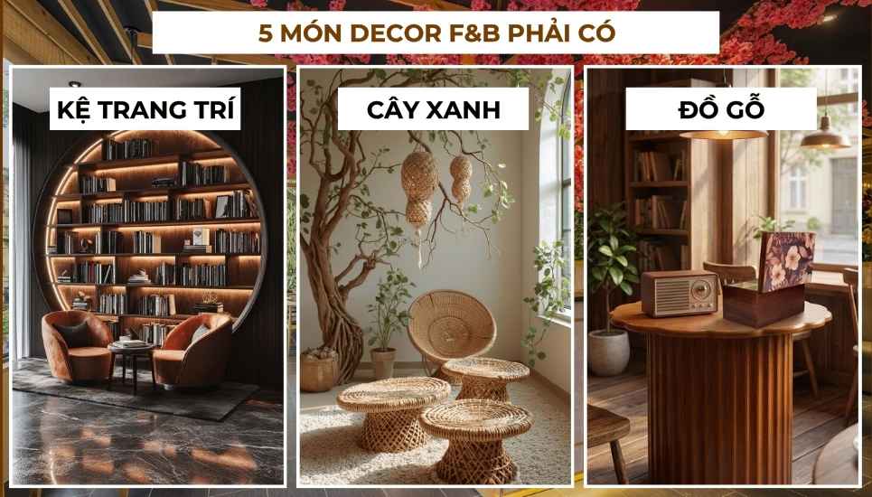 đồ trang trí nhà hàng quán cà phê