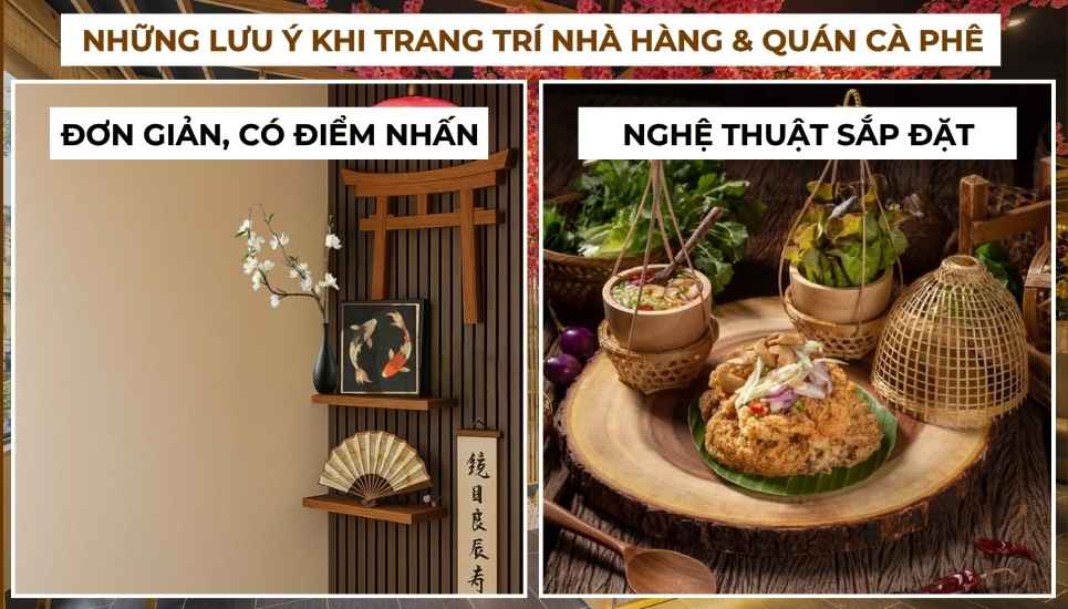đồ trang trí nhà hàng quán cà phê