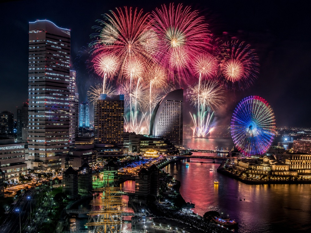 Yokohama Night Flowers 2026 — Lễ Hội Pháo Hoa Đêm Tại Cảng Yokohama
