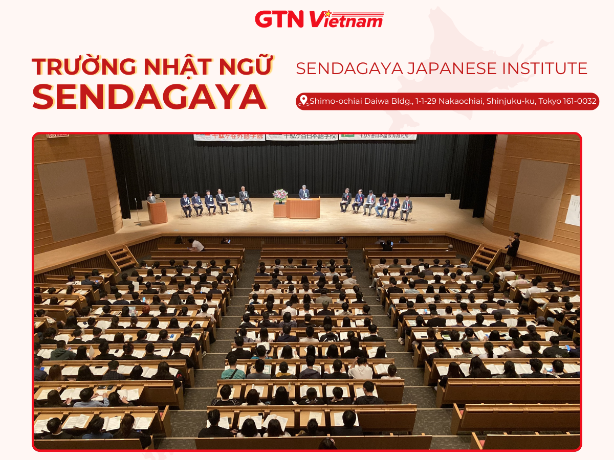 Sendagaya (Tokyo): Trường Nhật ngữ kèm Luyện Thi Đại Học/Cao Học Hàng Đầu cho Du Học Sinh