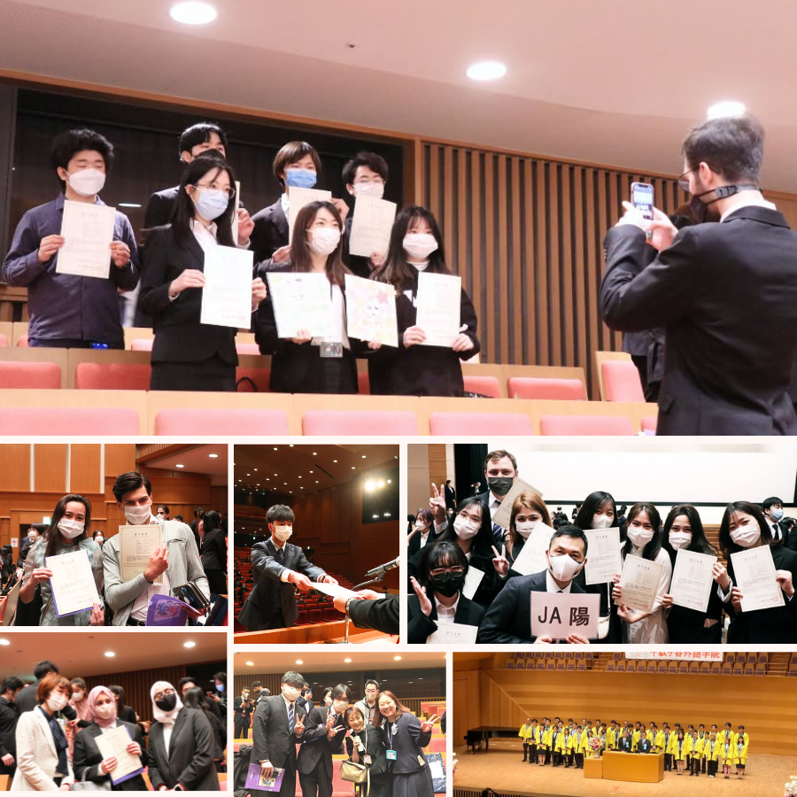 Le tot nghiep va trao hoc bong tai Truong Nhat ngu Sendagaya