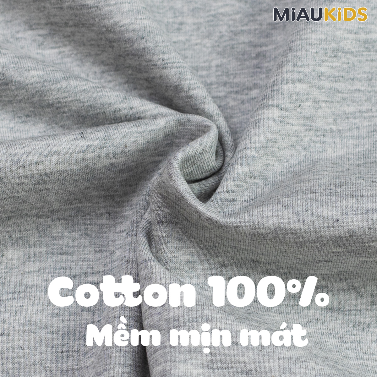 Áo Thun Trơn Cotton Cao Cấp Cho Bé Trai - Thoáng Mát Mềm Mịn - MiauKids