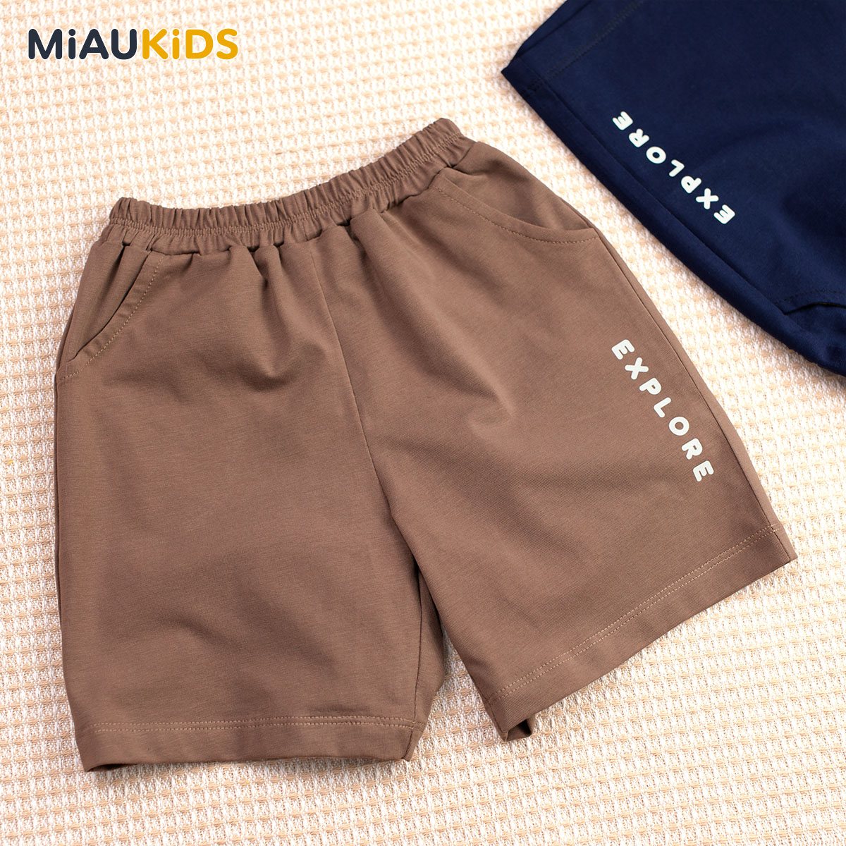 Đồ bộ bé trai EXPLORE cotton mềm mại thoáng mát cho bé đi học chơi
