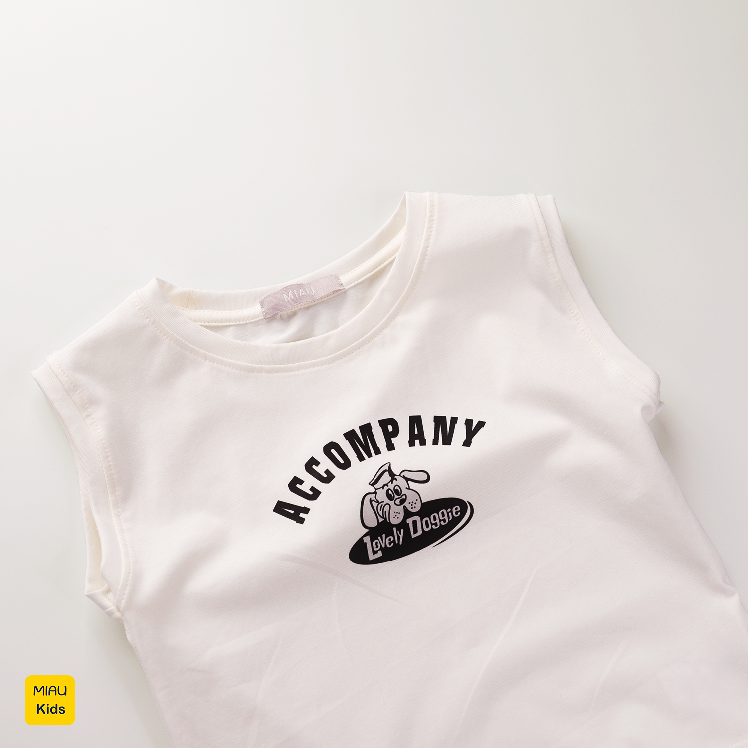 Áo Ba Lỗ Bé Trai MIAUKIDS Họa Tiết Chú Chó Lovely Doggie Đáng Yêu Chất liệu Cotton Co Giãn Thấm Hút Thời Trang Trẻ Em
