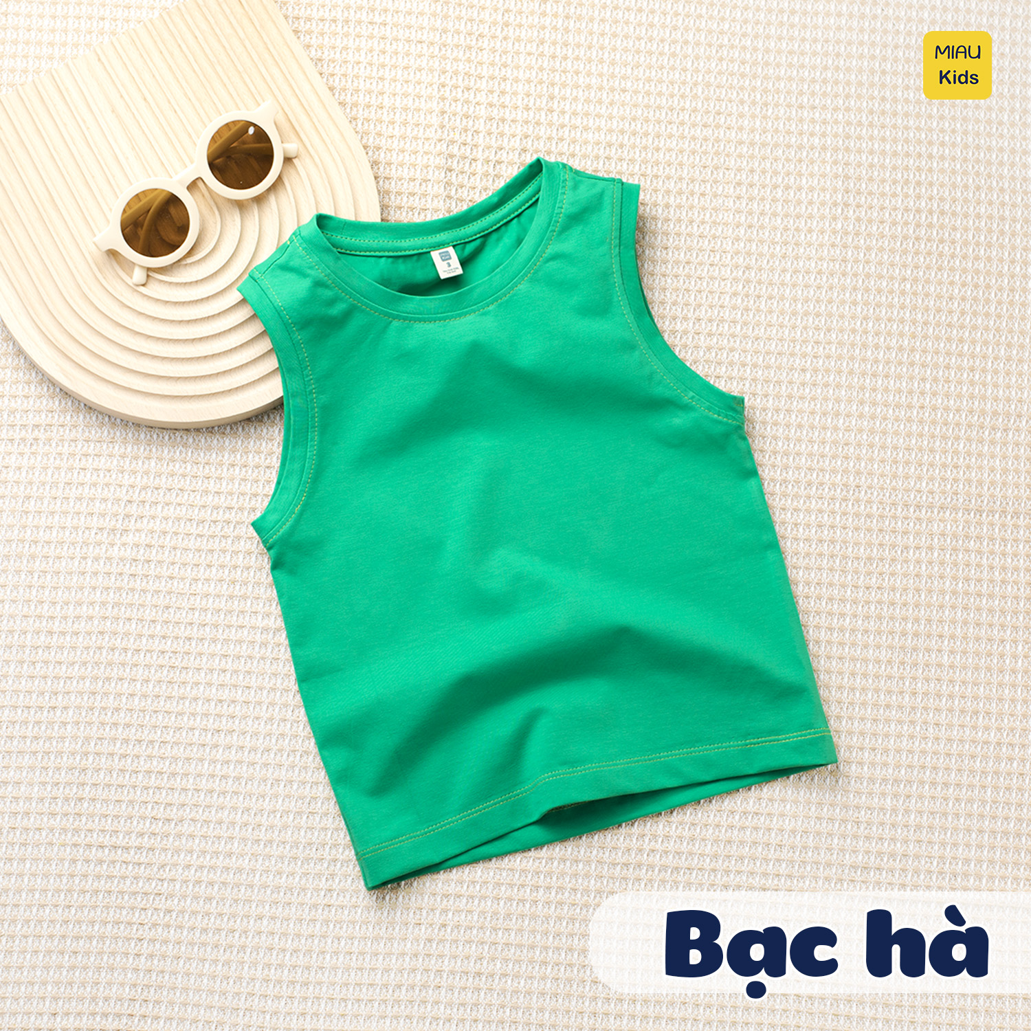 Áo Ba Lỗ Cotton Trơn Size Đại Cho Bé Trai Thoáng Mát Hoạt Động Ngoài Trời