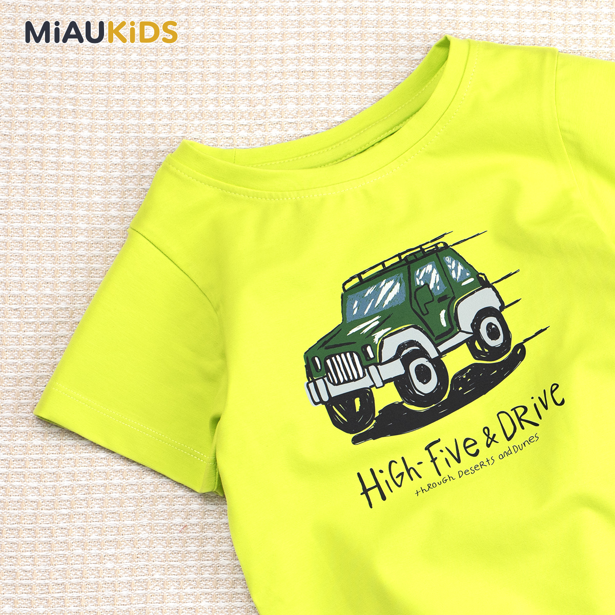 Bộ đồ bé trai cotton xe ô tô cá tính mềm mát cho bé mặc hè