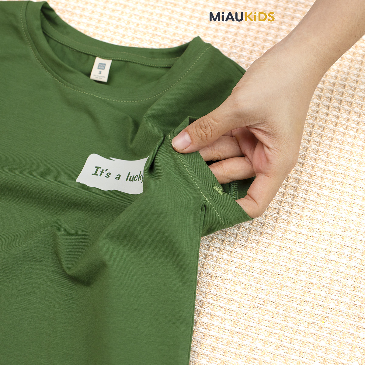 Bộ ba lỗ cotton bé trai thoáng mát MiauKids - Áo sát nách quần đùi có túi