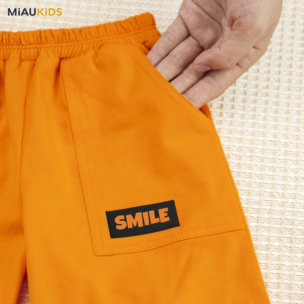 Bộ đồ bé trai cotton cá sấu ngộ nghĩnh tay ngắn mát mẻ MiauKids