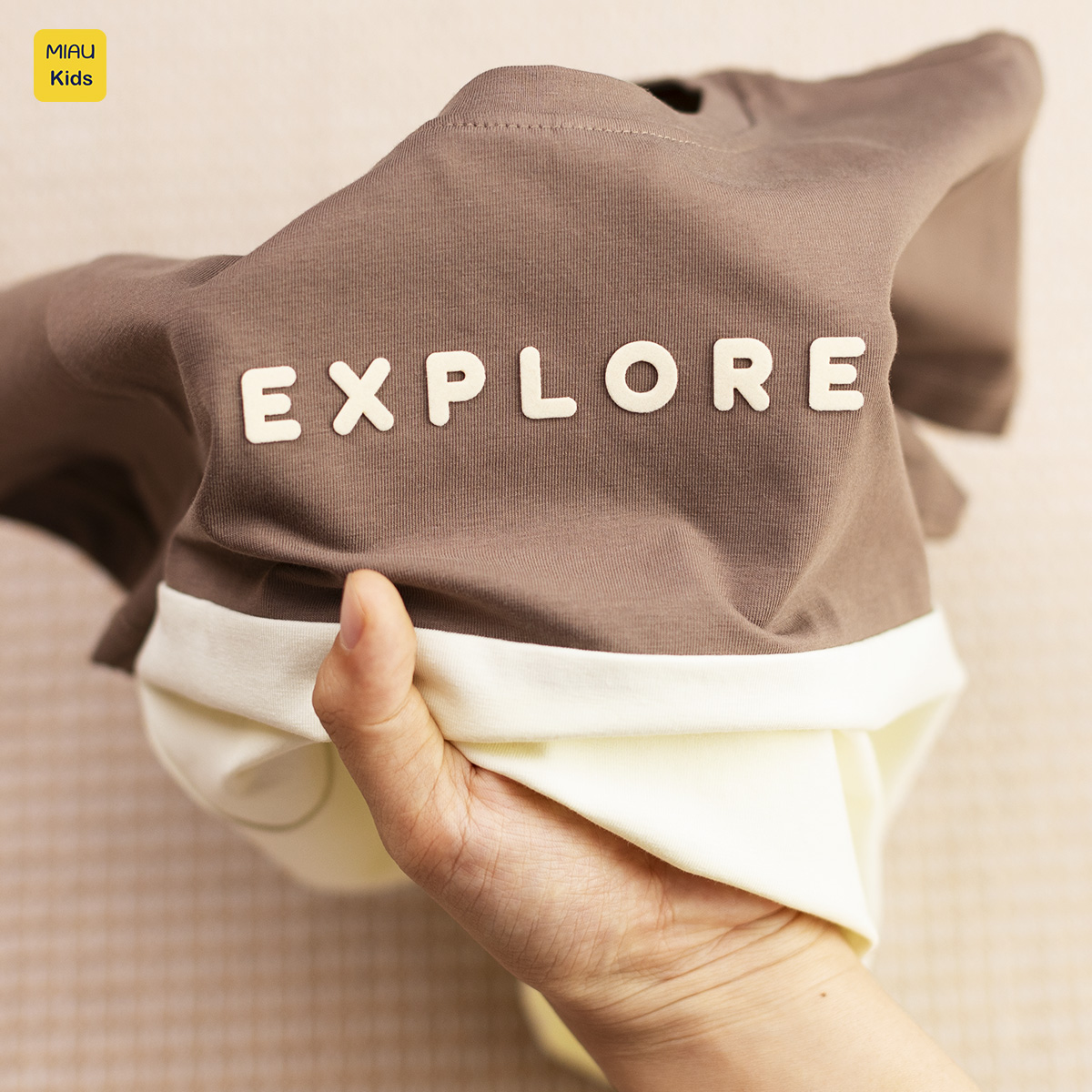 Đồ bộ bé trai in chữ EXPLORE cotton cao cấp mềm mát, bộ cộc tay bé trai phong cách Hàn Quốc dễ thương 1-8 tuổi
