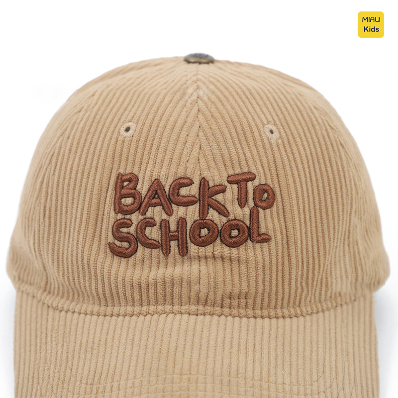Nón lưỡi trai Chữ Back To SChool Đáng yêu cá tính cực dễ thương, chất vải mềm mại cho bé từ 3-8 tuổi đi học đi chơi