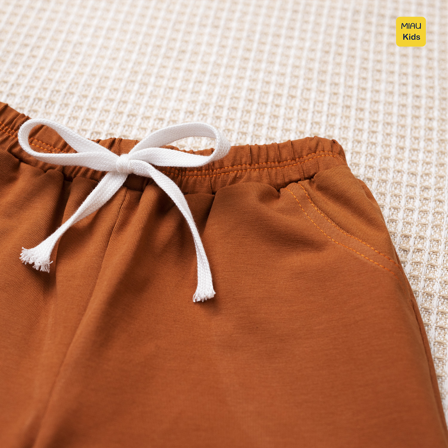 Quần Đùi Bé Trai Bé Gái MIAUKIDS Short Trơn Nhiều Màu Phong Cách Basic Thun Cotton Mềm Mại, Thấm Hút Mặc Hè Thoáng mát