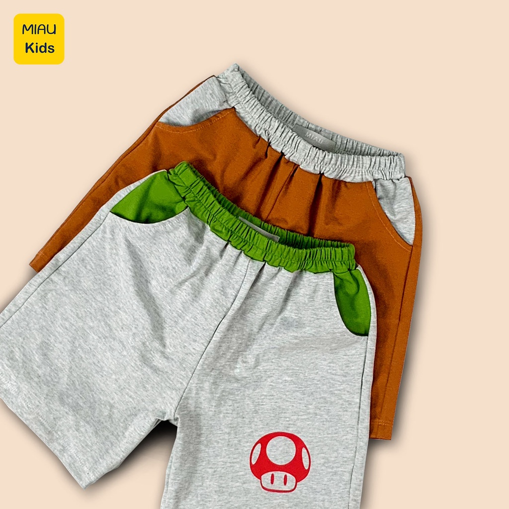 Bộ Bé Trai Mùa Hè Sát Nách In Hình Mario Nhiều Màu Đáng Yêu, Thun Cotton Co Giãn Thoáng Mát Cho Bé Đến 55Kg Mặc Mát