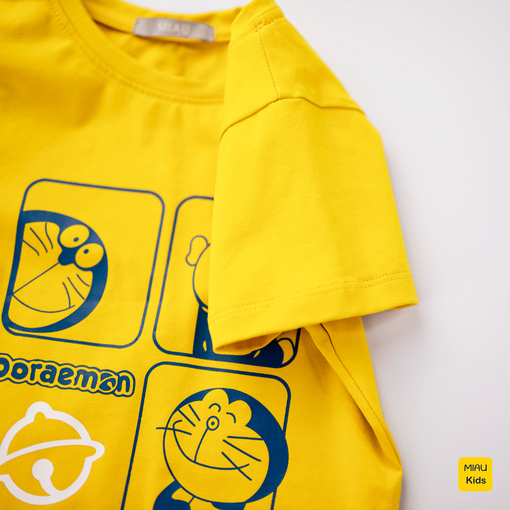 Đồ Bộ Bé Trai Họa tiết Doremon đáng yêu Chất thun Cotton Mềm Mịn Thoáng mát Mặc hè - Thời trang trẻ em MIAUKIDS