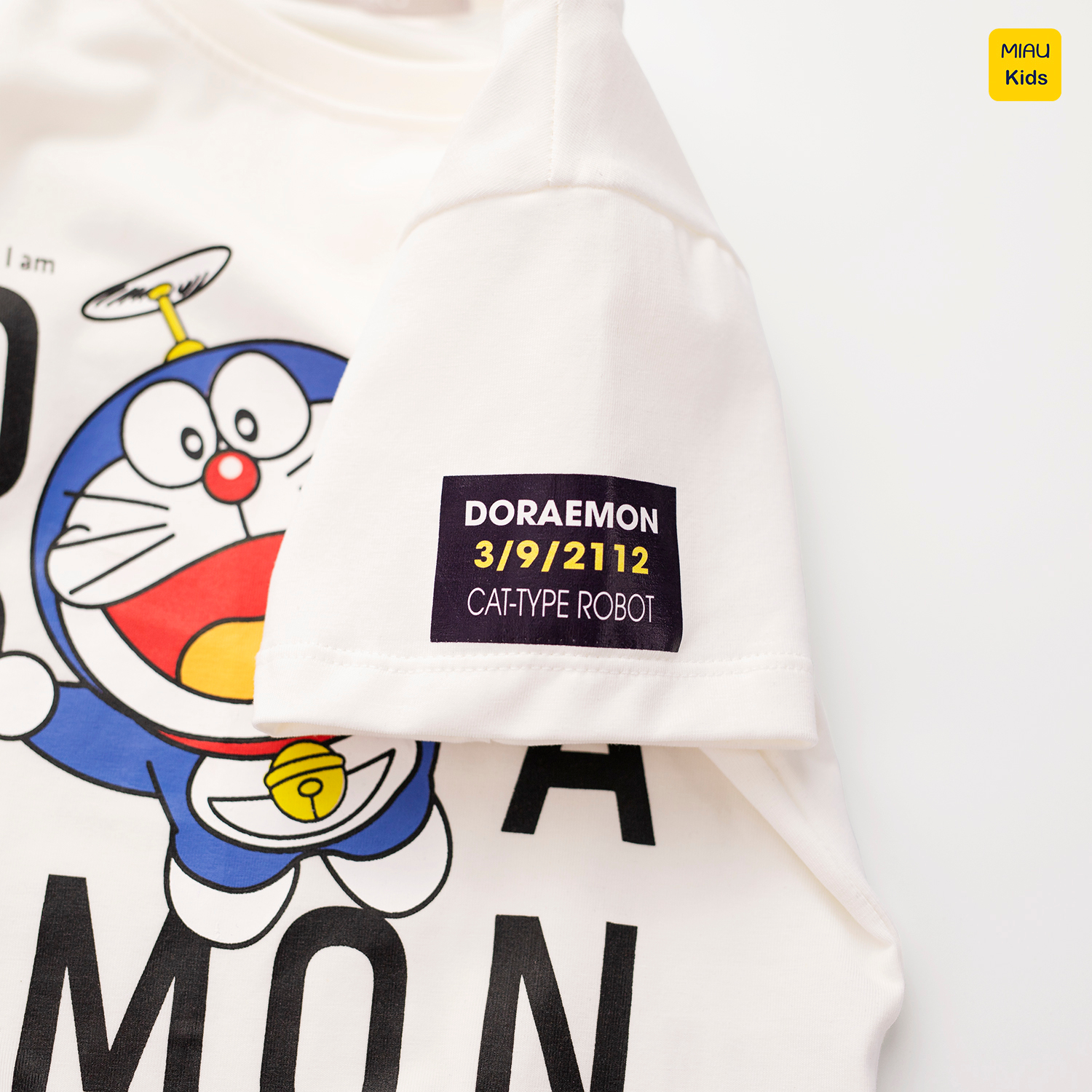 Đồ Bộ Bé Trai Doraemon Cotton Co Giãn Thoáng Mát Cộc Tay Thời Trang