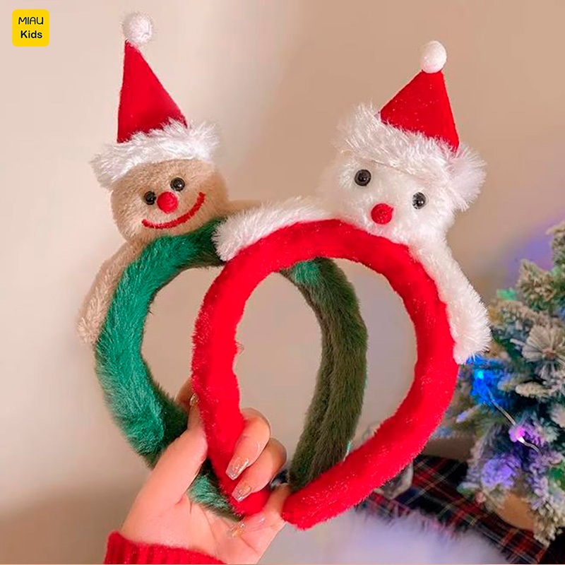 Cài tóc Noel đáng yêu cho bé – Điểm nhấn mùa giáng sinh