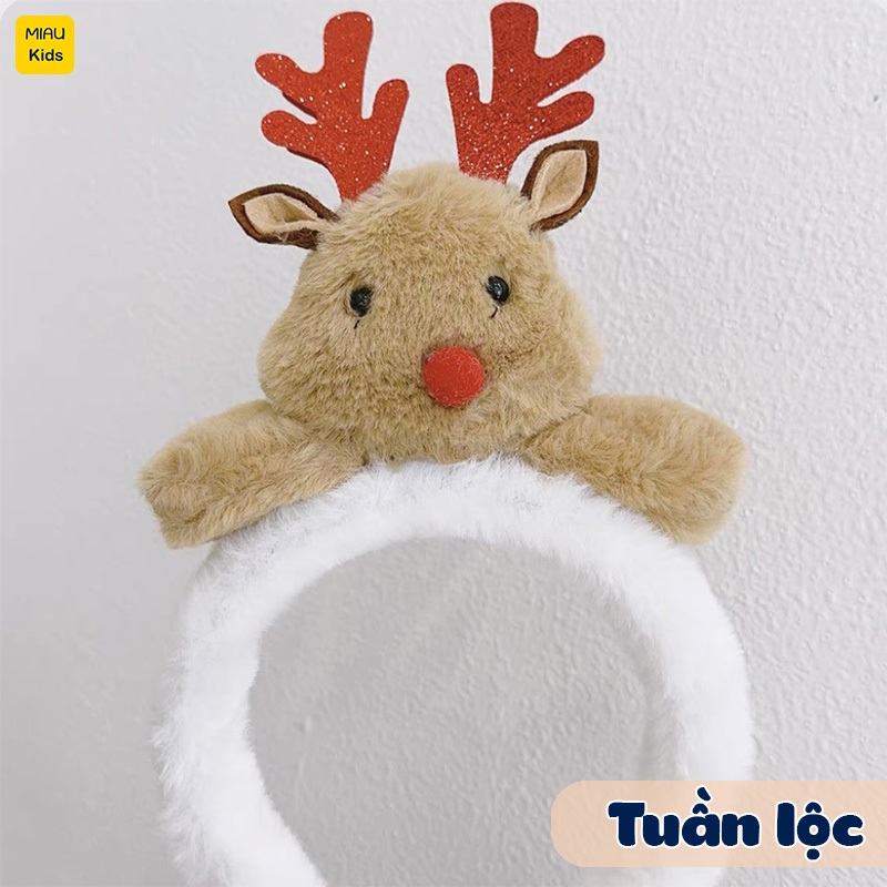 Cài tóc Noel đáng yêu cho bé – Điểm nhấn mùa giáng sinh
