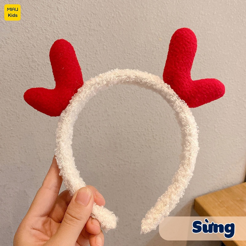 Cài tóc Noel đáng yêu cho bé – Điểm nhấn mùa giáng sinh