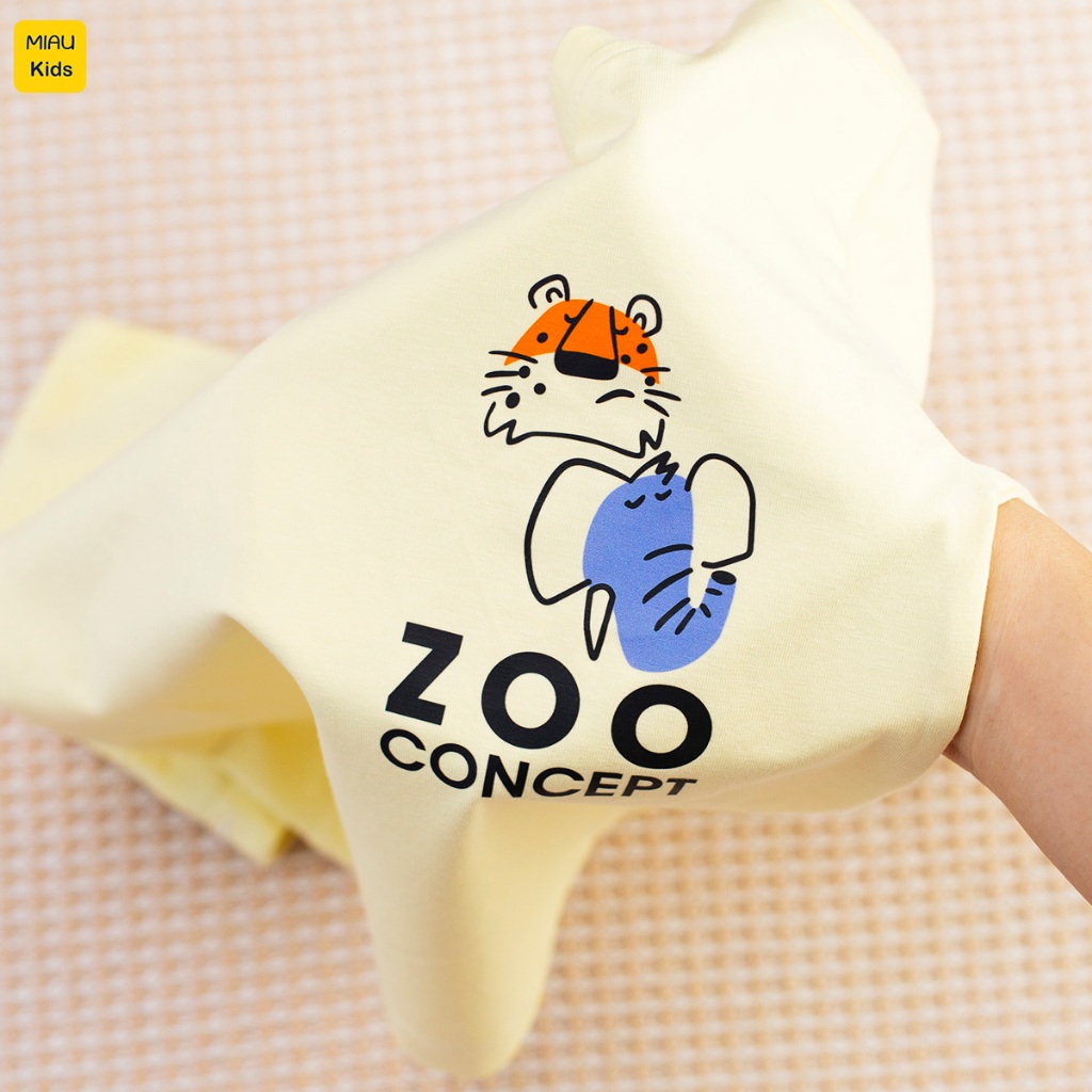 Áo Thun Dài Tay Cotton Zoo Concept - Họa Tiết Chú Hổ Đáng Yêu Cho Bé Trai