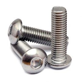 Ốc bulong inox 304 lục giác đầu dù M3, M4, M5 dài 6mm, 8mm, 10mm, 12mm, 15mm, 18mm, 20mm, 25mm, 30mm, 35mm, 40mm