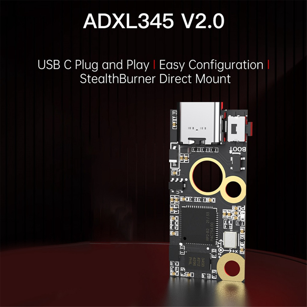 Adxl345 V2.0 Bảng gia tốc kế Stealthburner cho máy đùn Klipper Hotend Bộ phận máy in 3D youyilu