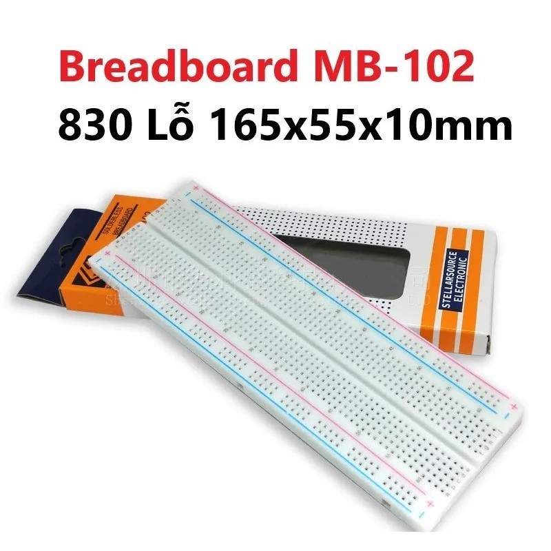 Breadboard MB-102 Board test, cắm linh kiện, bo test mạch, bảng mạch thử nghiệm