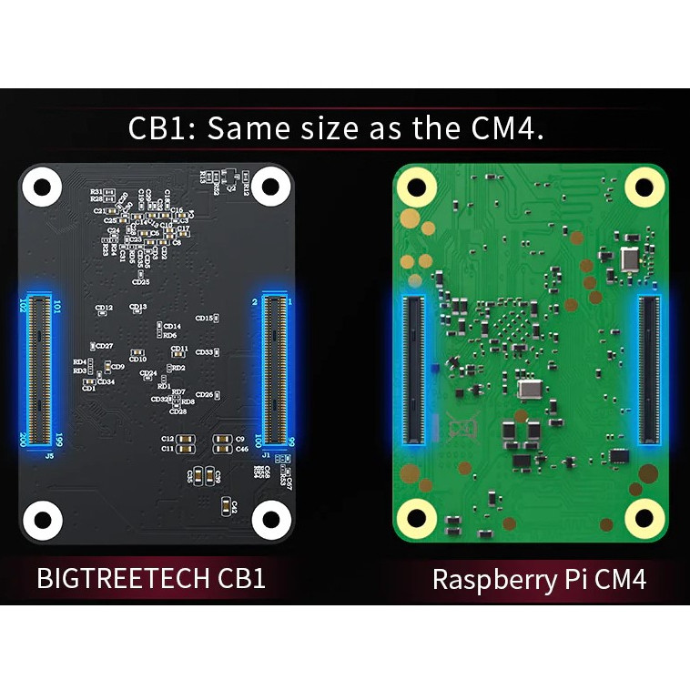Board module BIGTREETECH CB1 v2.2 1gb thay thế cho CM4 chạy Klipper cho Voron