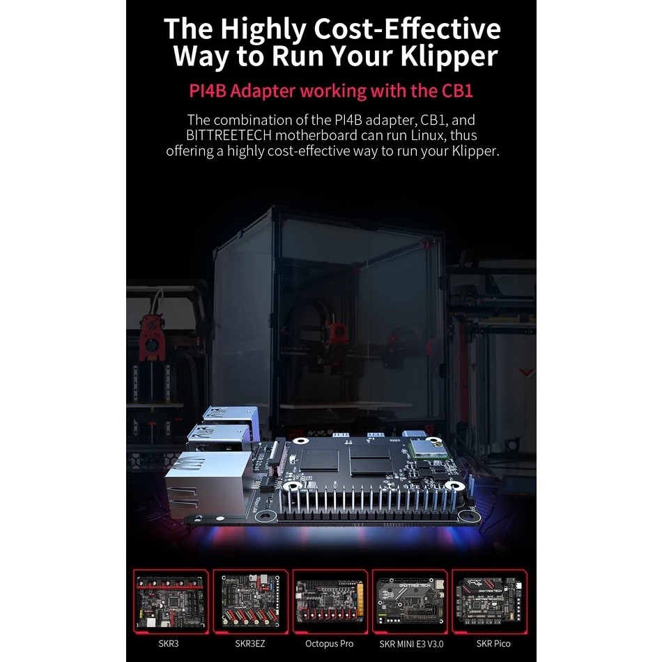 BIGTREETECH PI4B Adapter V1.0 for CM4 or CB1