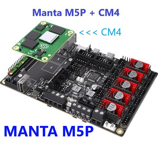 Board điều khiển máy in 3d BIGTREETECH Manta M5P Control Board chạy Klipper với CB1/CM4