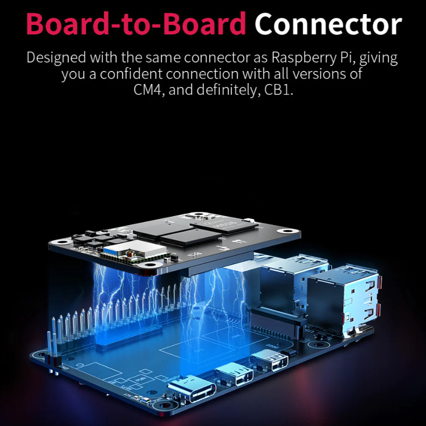 Board module BIGTREETECH CB1 v2.2 1gb thay thế cho CM4 chạy Klipper cho Voron