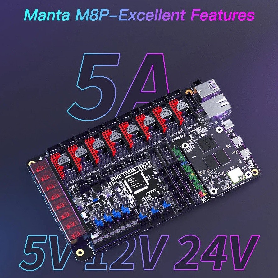 Board điều khiển máy in 3d BIGTREETECH Manta M8P Control Board chạy Klipper với CB1/CM4