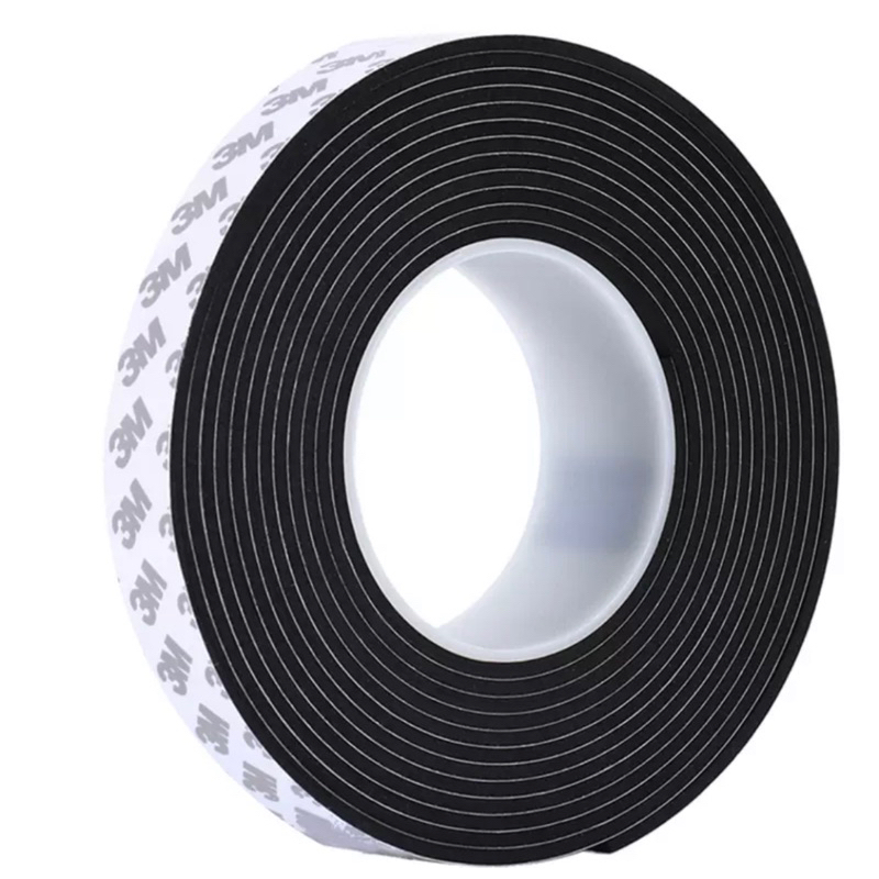 Băng dính băng keo xốp 1 mặt bản rộng 6mm bịt kín, cách âm, chống sốc