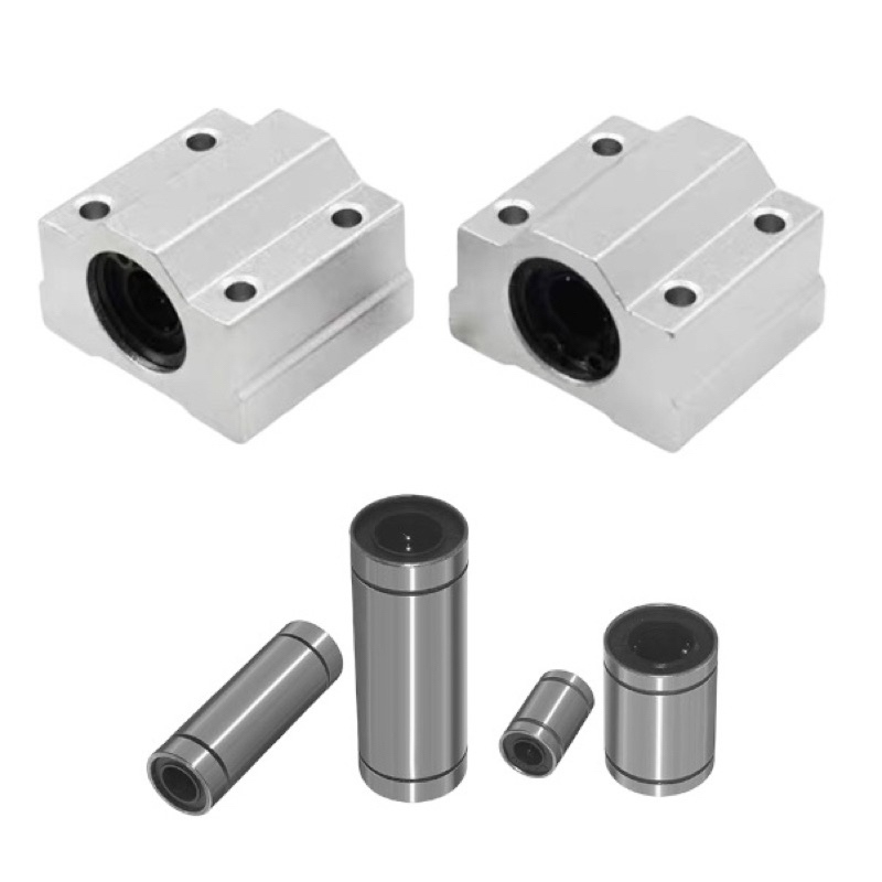 Con trượt tròn và con trượt có chân gá vuông 8mm