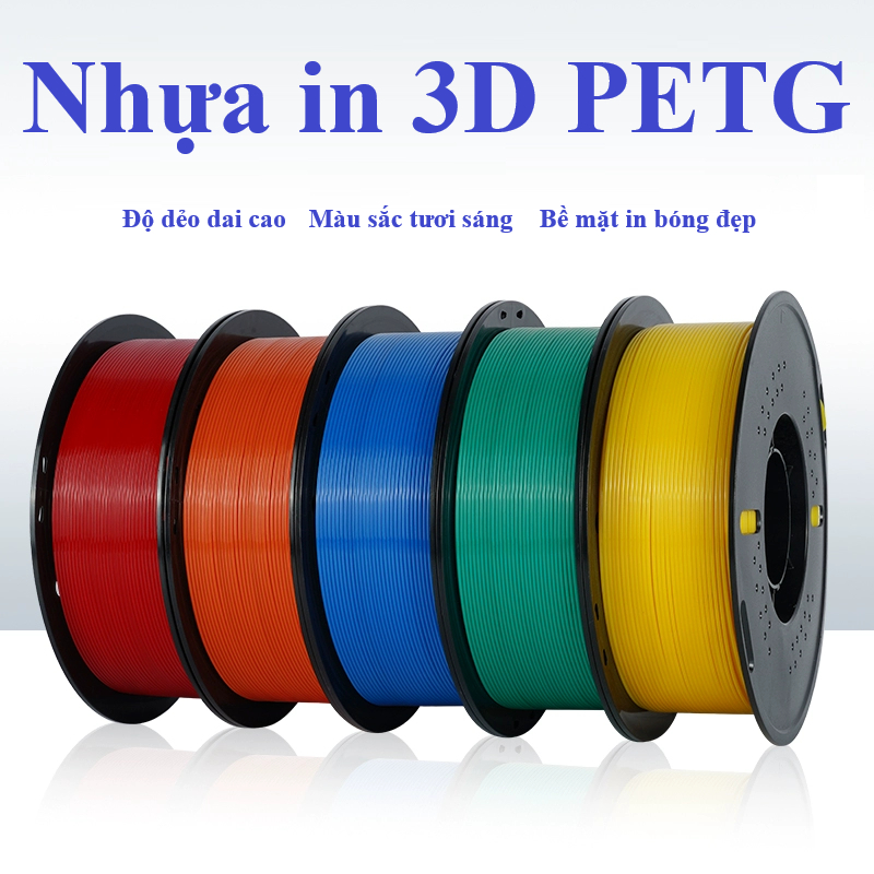 Nhựa in 3D PETG tốc độ cao HS-PETG 1.75mm KINGROON chất lượng tốt độ cứng, độ bền tốt