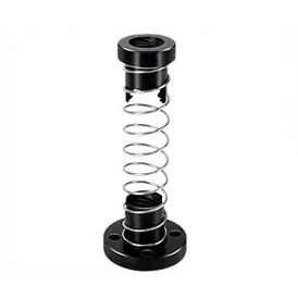 Đai ốc vitme bước 2mm chất liệu đồng, POM bền bỉ, chống rơ và chống ồn.