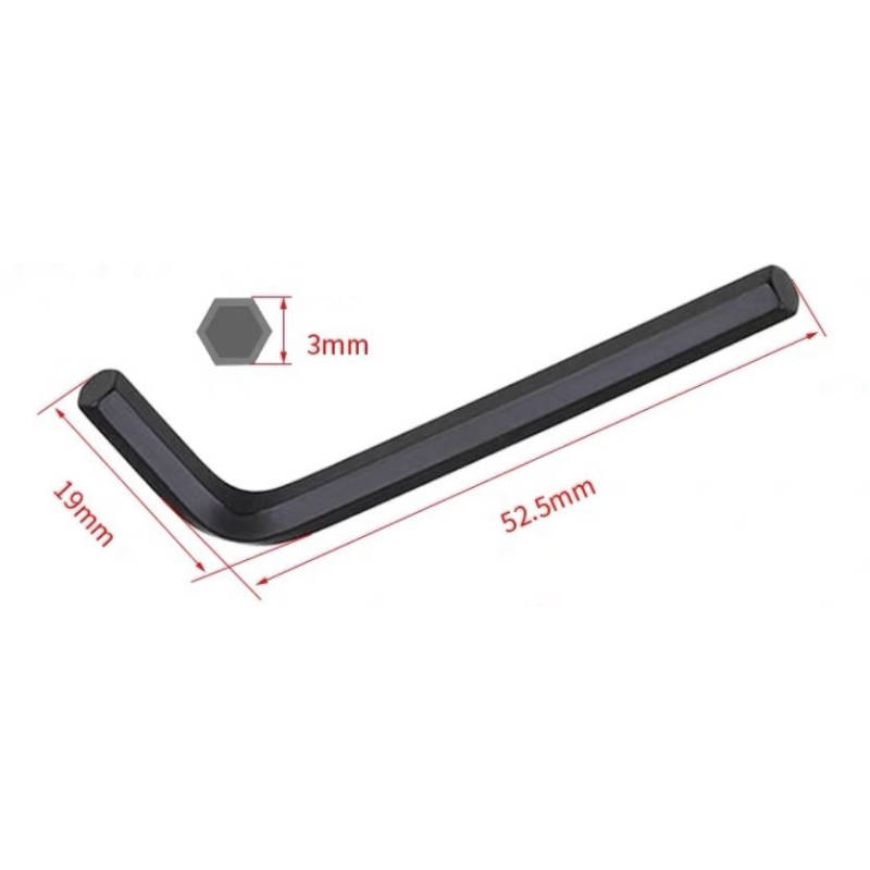 Thanh vít lục giác thép cúng tôi đen dùng vặn ốc lục giác từ M2 đến M5