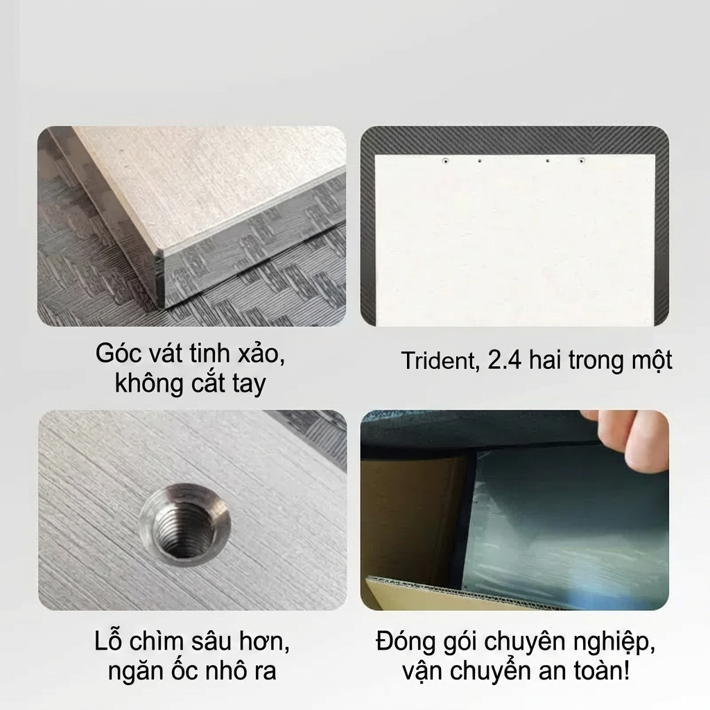 Tấm nhôm bàn nhiệt máy in 3D VORON Trident và VORON 2.4 hai trong một