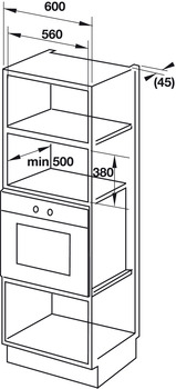 Lò Vi Sóng Âm Tủ Hafele HM-B38A 535.34.000