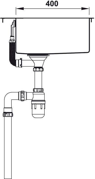 Chậu inox Hafele HS20-SSN2S90 / 2 Hộc bằng nhau, Mã số 567.20.537