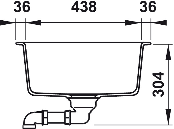 Chậu đá Hafele HS20-GKD2S80 / Màu kem, Mã số: 570.33.430