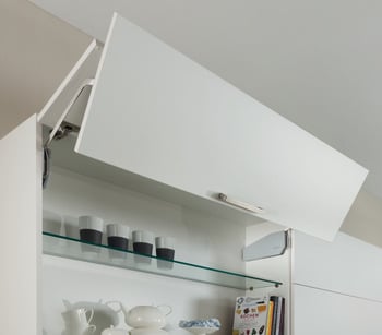 Tay Nâng Free Fold Short Nắp Xám Hafele 493.05.731