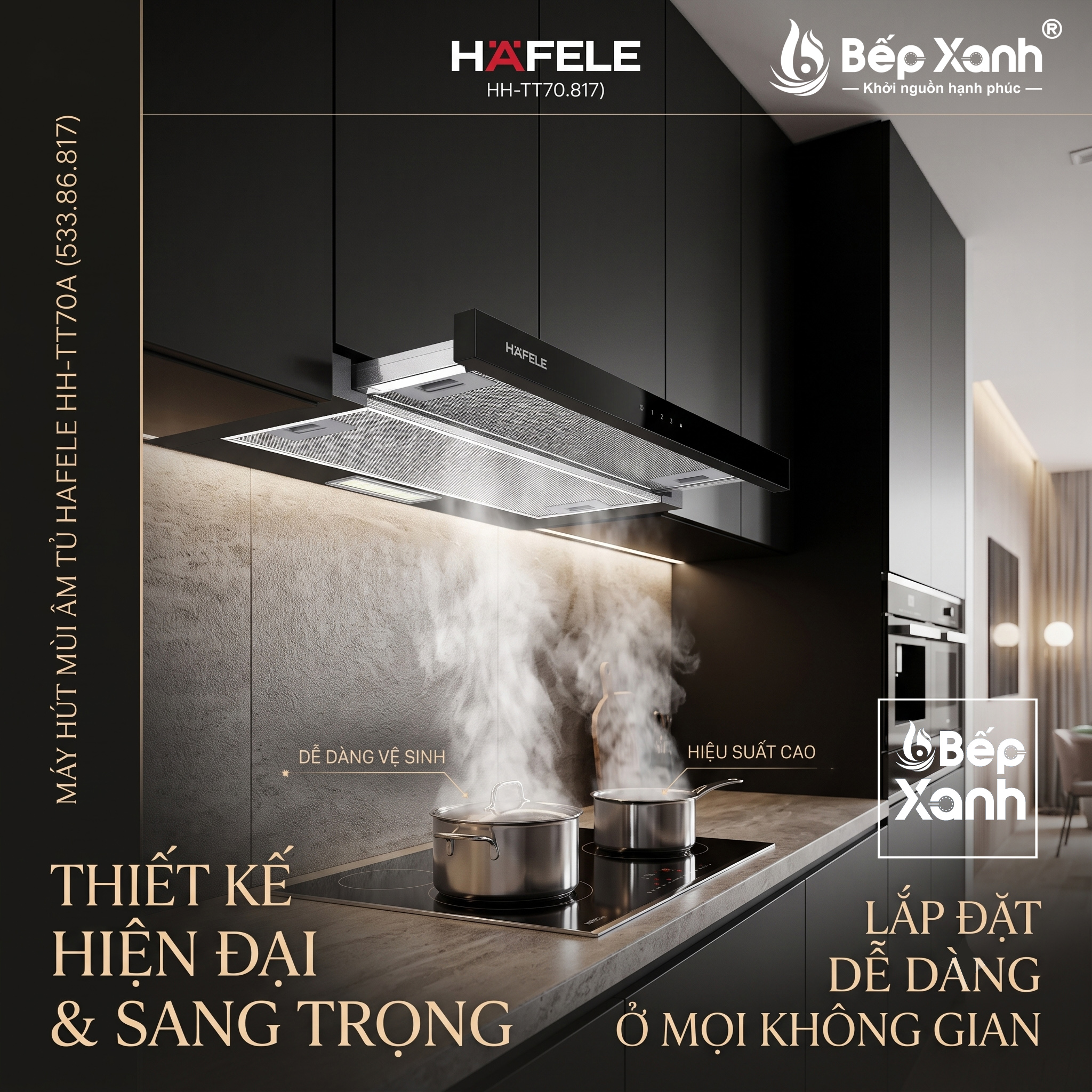 Máy Hút Mùi Âm Tủ 70cm Hafele HH-TT70A 533.86.817