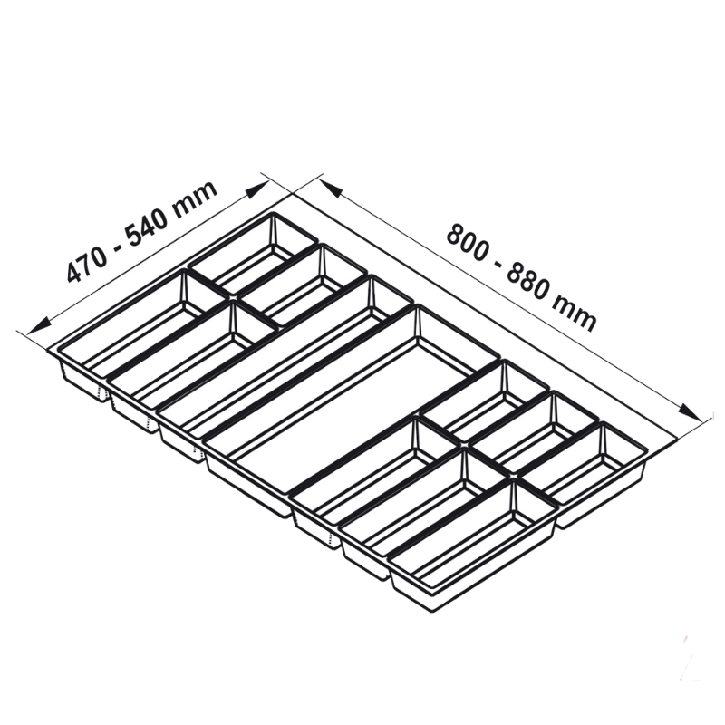 Khay Chia Classico 900mm Hafele 556.52.249