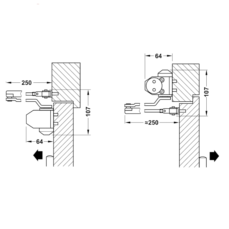 Dây Nối Dài Cho Đèn Led 24V 2000mm Hafele 833.77.714