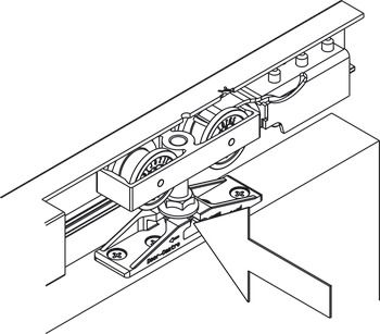 Bộ Các Thành Phần Hawa Symmetric 80/Z Hafele 940.81.009