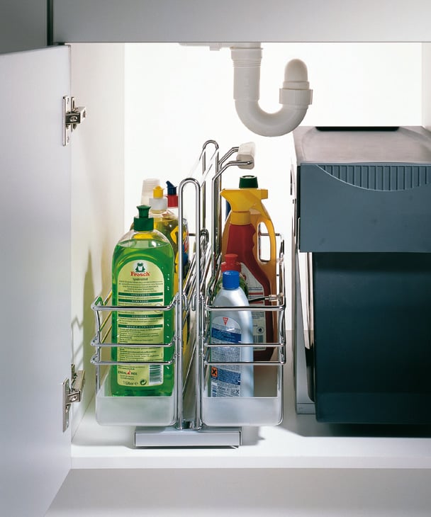 Bộ Rổ Đựng Dụng Cụ Vệ Sinh Portero set 2 Hafele 545.48.261