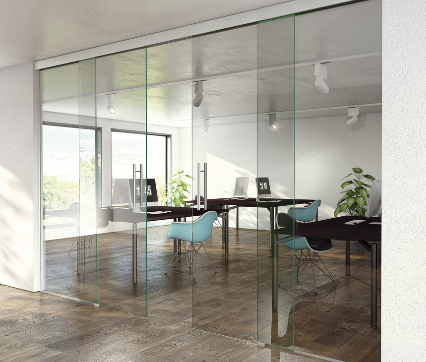 Phụ Kiện Cửa Trượt Kính Slido Classic 120L Hafele 941.25.150
