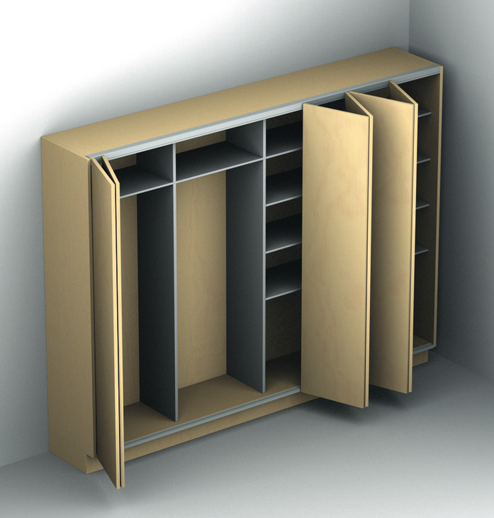 Phụ Kiện Cửa Trượt Fold 40 MF Flex Hafele 409.61.000