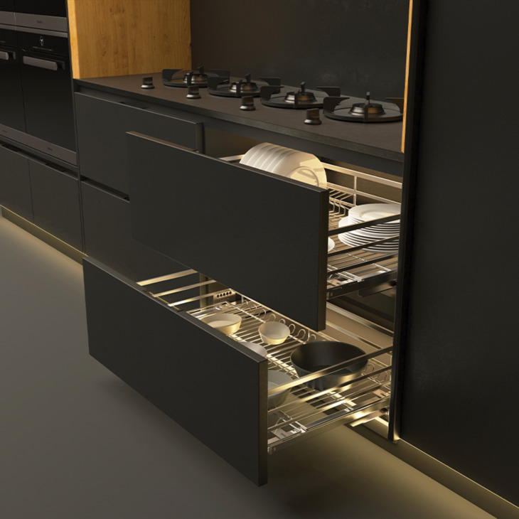 Rổ Đựng Chén Đĩa Cappella 800mm Hafele 549.08.447