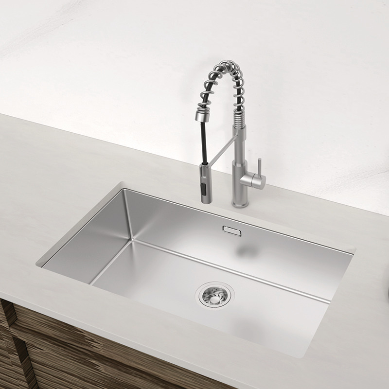 Chậu Rửa Chén Bát Inox HS24-SSN1S-760 Hafele 567.24.407