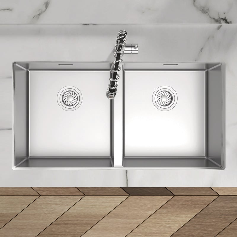 Chậu Rửa Chén Bát Inox HS24-SSN2S-870 Hafele 567.24.437